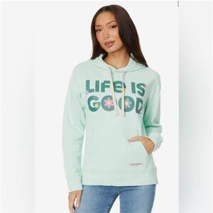 Life Is Good Mint Green Hoodie